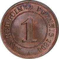 1 pfennig - Papua New Guinea