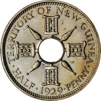 1/2 penny - Papouasie-Nouvelle-Guinée