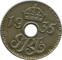 6 pence - Papua New Guinea