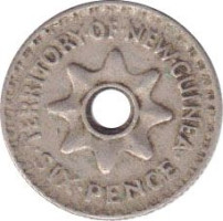 6 pence - Papouasie-Nouvelle-Guinée