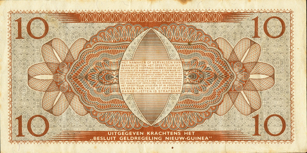 10 gulden - Papouasie-Nouvelle-Guinée