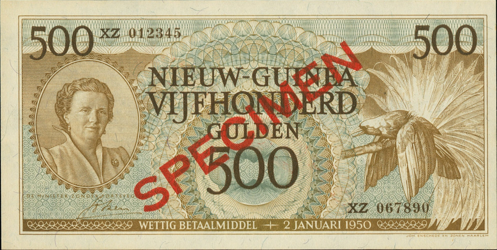 500 gulden - Papouasie-Nouvelle-Guinée