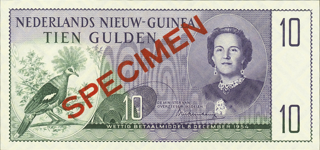 10 gulden - Papouasie-Nouvelle-Guinée