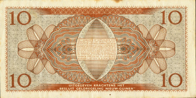 10 gulden - Papouasie-Nouvelle-Guinée