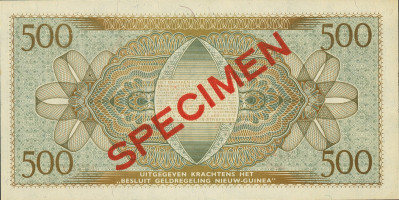 500 gulden - Papouasie-Nouvelle-Guinée