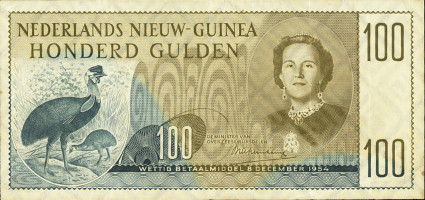 100 gulden - Papouasie-Nouvelle-Guinée