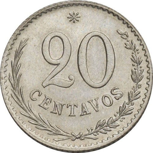 20 centavos - Paraguay