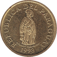 1 guarani - Paraguay