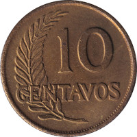 10 centavos - Perou