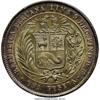 1 peseta - Perou