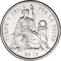 25 centavos - Pérou