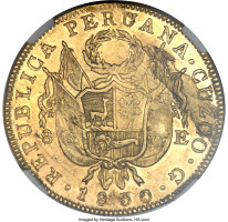 8 escudos - Perou