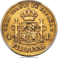 4 pesos - Philippinas