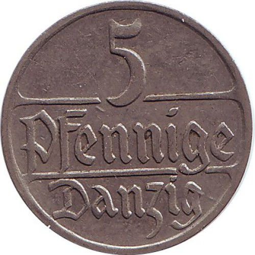 5 pfennig - Pologne