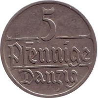 5 pfennig - Pologne