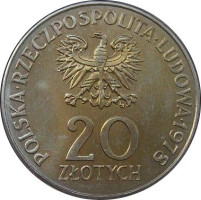 20 zlotych - Pologne