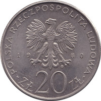 20 zlotych - Pologne