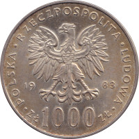 1000 zlotych - Pologne