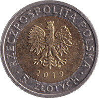 5 zlotych - Pologne