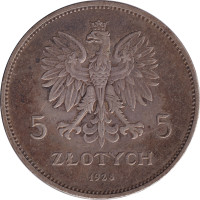 5 zlotych - Pologne