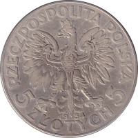 5 zlotych - Pologne