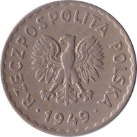 1 zloty - Pologne