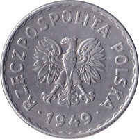 1 zloty - Pologne