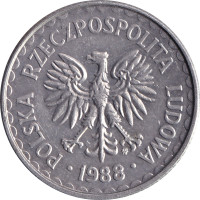 1 zloty - Pologne