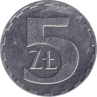 5 zlotych - Pologne