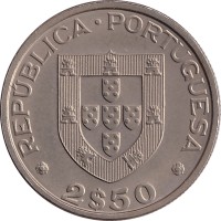 2 1/2 escudos - Portugal