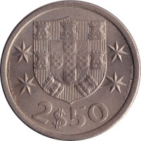 2 1/2 escudos - Portugal