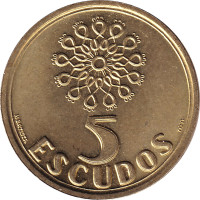 5 escudos - Portugal