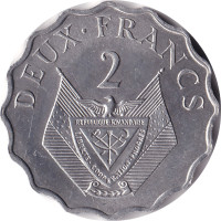 2 francs - Rwanda