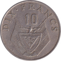 10 francs - Rwanda