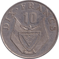 10 francs - Rwanda