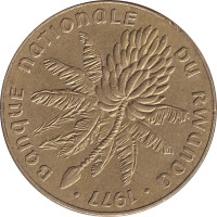 20 francs - Rwanda