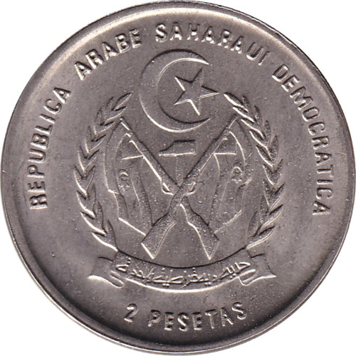 2 pesetas - Saharawi