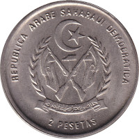 2 pesetas - Sahara Occidental