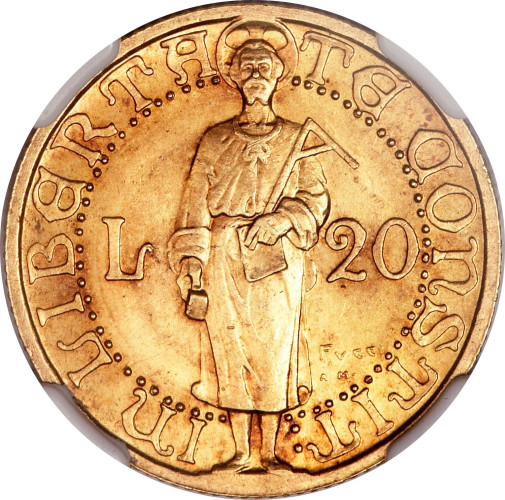 20 lire - San Marino