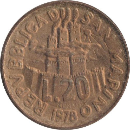 20 lire - Saint Marin