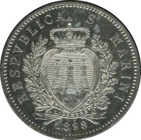 5 lire - San Marino