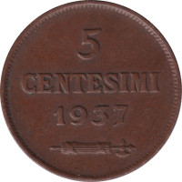 5 centesimi - San Marino