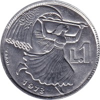 1 lira - San Marino