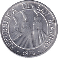 2 lire - San Marino