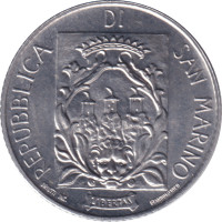 2 lire - San Marino