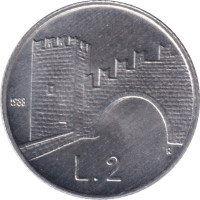 2 lire - Saint Marin