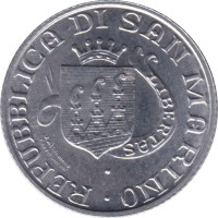 2 lire - Saint Marin