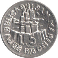 5 lire - Saint Marin