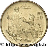 20 lire - San Marino