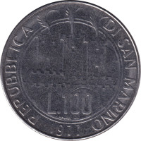 100 lire - San Marino